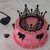 1Pcs Decorative Cake Topper Princess Birthday Party Cake Ornaments New Crown Cake Decoration