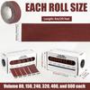 Sandpaper Roll Emery Cloth Sanding Abrasive Sheets 80/150/240/320/400/600 Grit Sand Paper Sanding Abrasive Sheets with Dispenser