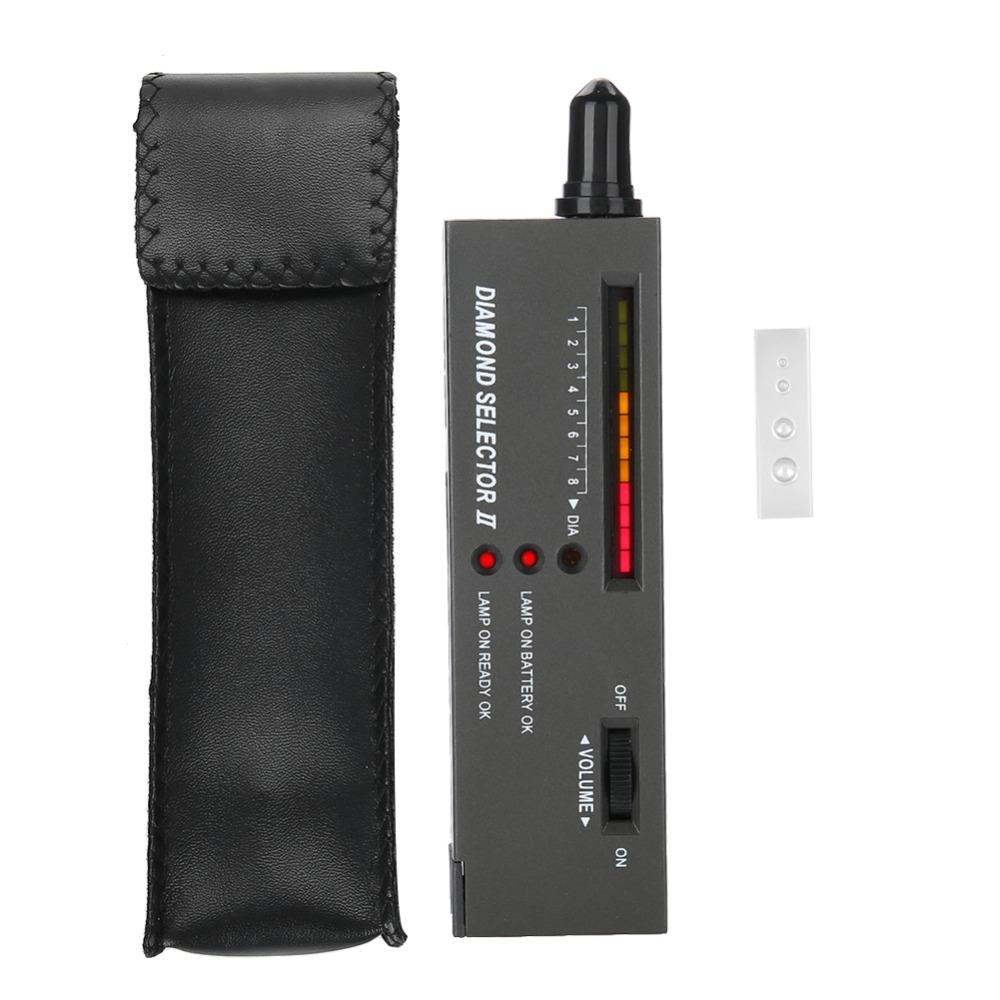 Plastic Portable LED Diamond Tester LED Indicator Moissanite Tester For Novice and Expert