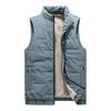 Осенне-зимняя легкая пуховая куртка, теплый жилет, мужской свободный короткий жилет с удлиненной спинкой