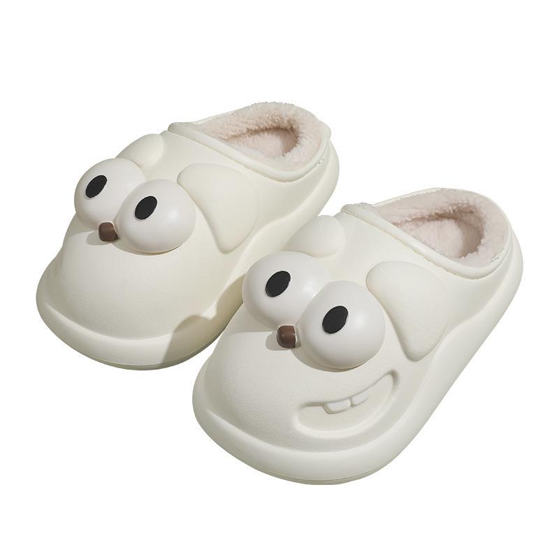 Водонепроницаемые женские плюшевые зимние тапочки - Нескользящие, теплые комнатные/уличные послеродовые туфли (Издание 2025 г.)