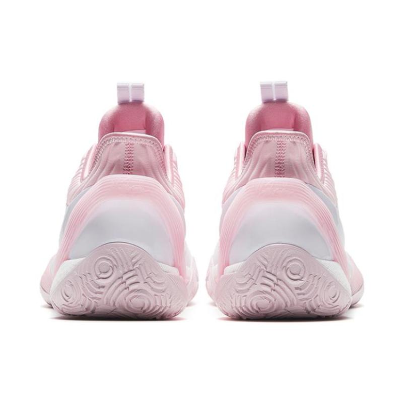 Anta Three point Rain1.0 Баскетбольные кроссовки Мужские Низкие Белые/Розовые Кроссовки 912321102S-3