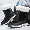 High-top Plus Velvet Women's Snow Boots Comfortable Non-slip Women Cotton Shoes Outdoor Waterproof Boots Warm Women Sports Shoes