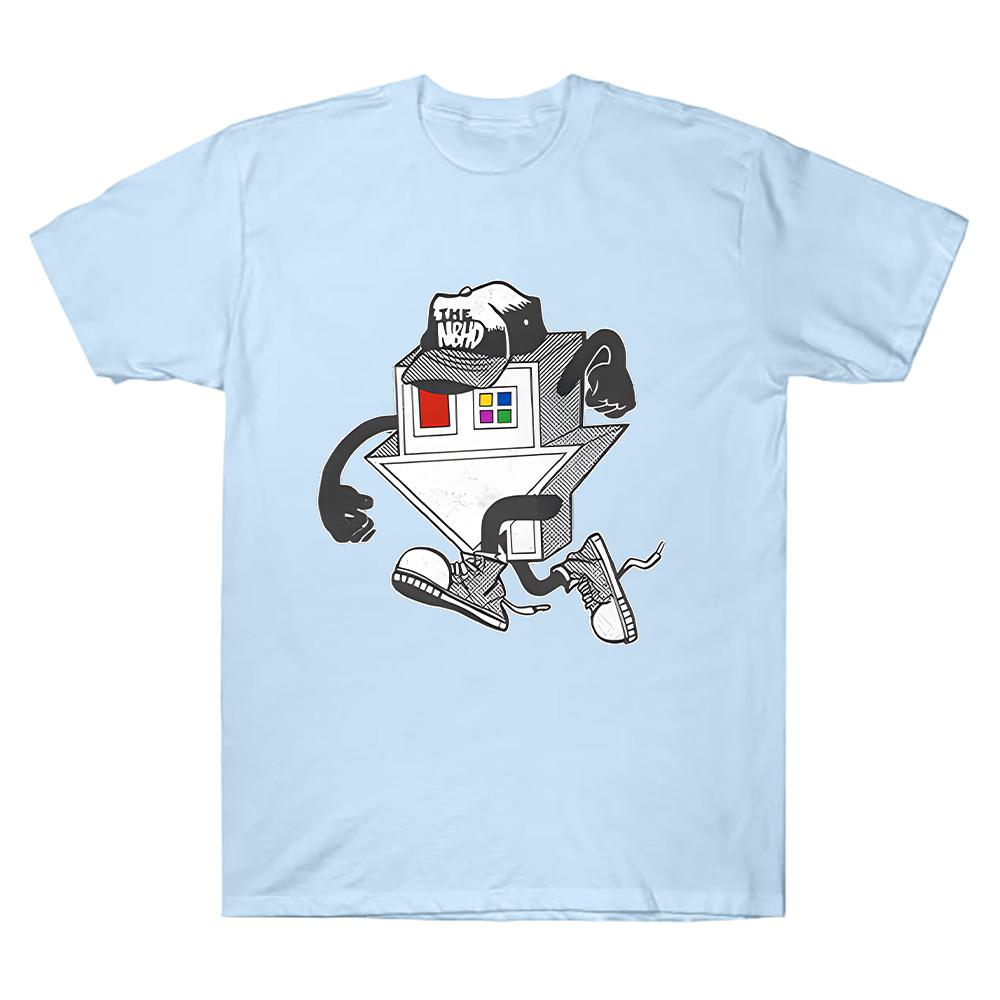 The Neighbourhood Running House T-Shirt Cotton Short-sleeved T-shirts Pop Harajuku Women Men Summer Fashion Top NBHD Streetwear