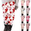 Women's Pants Printed Elastic Soft Cotton Leggings Casual Home Pajamas