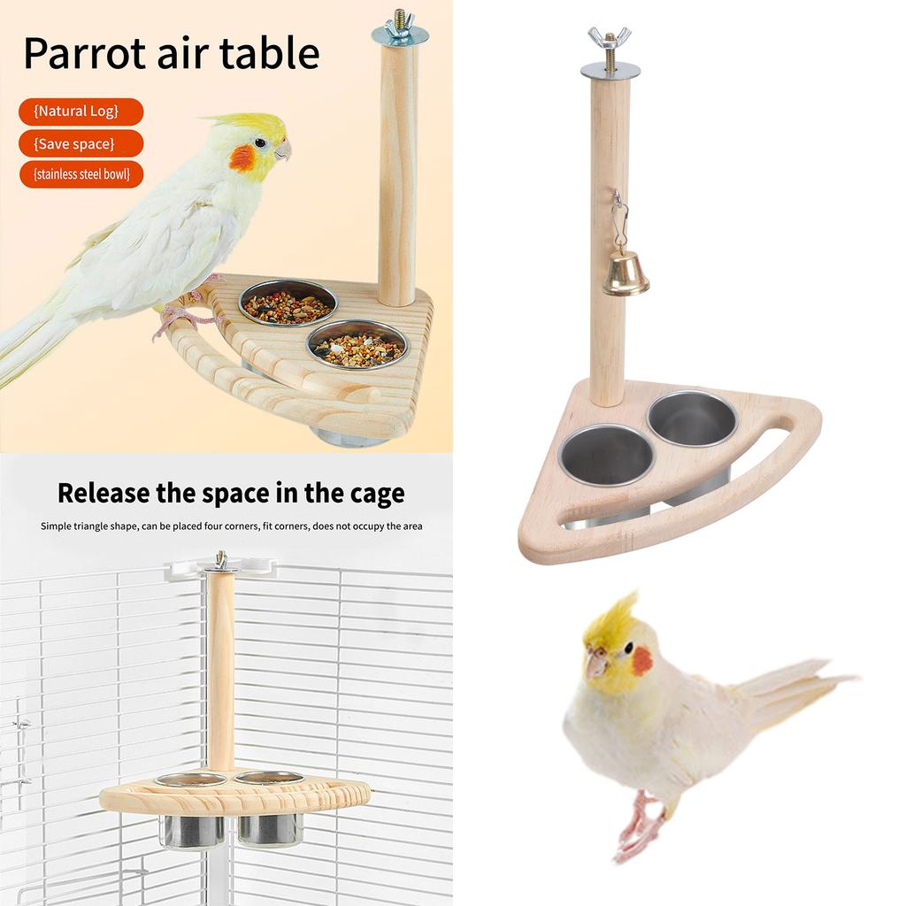 Кормушки для клеток попугаев + набор насестов Многофункциональные мостовые насесты Подставки Аксессуары для клеток попугаев