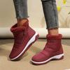 Fashion Platform Women's Boots 2024 Winter Warm Plush Ladies Shoes Waterproof Non-slip Snow Boots Female Zapatos De Mujer