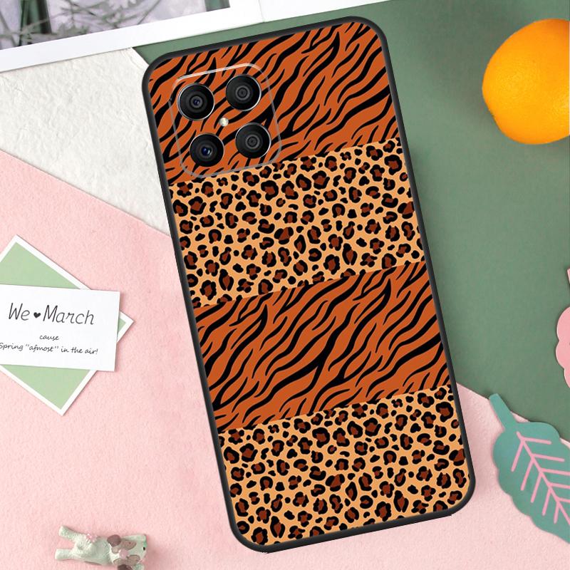 Чехол с принтом тигра, леопарда, пантеры Для Honor X8b X9b X9c X9a X8a X8 X9 50 70 90 Lite Honor 200 Lite Magic 7 5 6 Pro Чехол