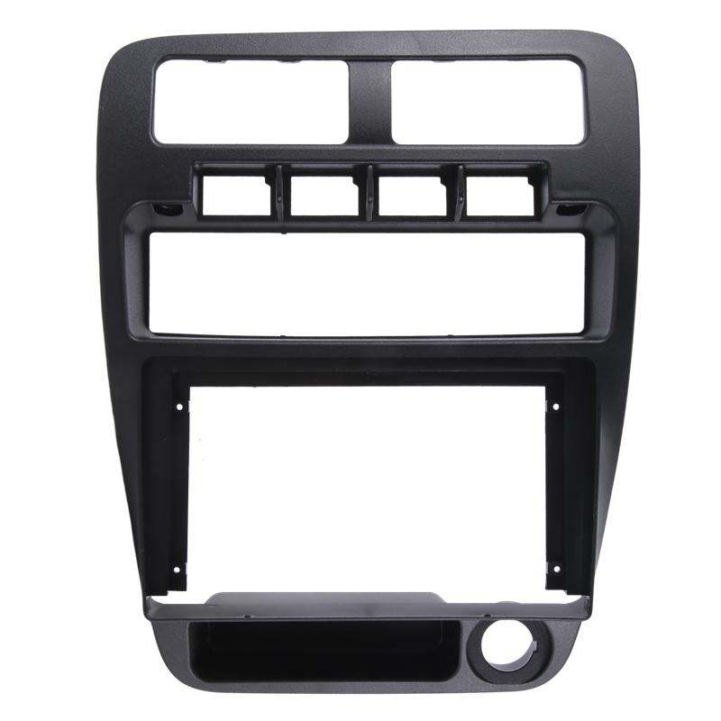 A13F-9 Inch Car Fascia Radio Panel For Nissan Navara D21 1992-1998 RHD Dash Kit Install Facia Console Bezel Adapter