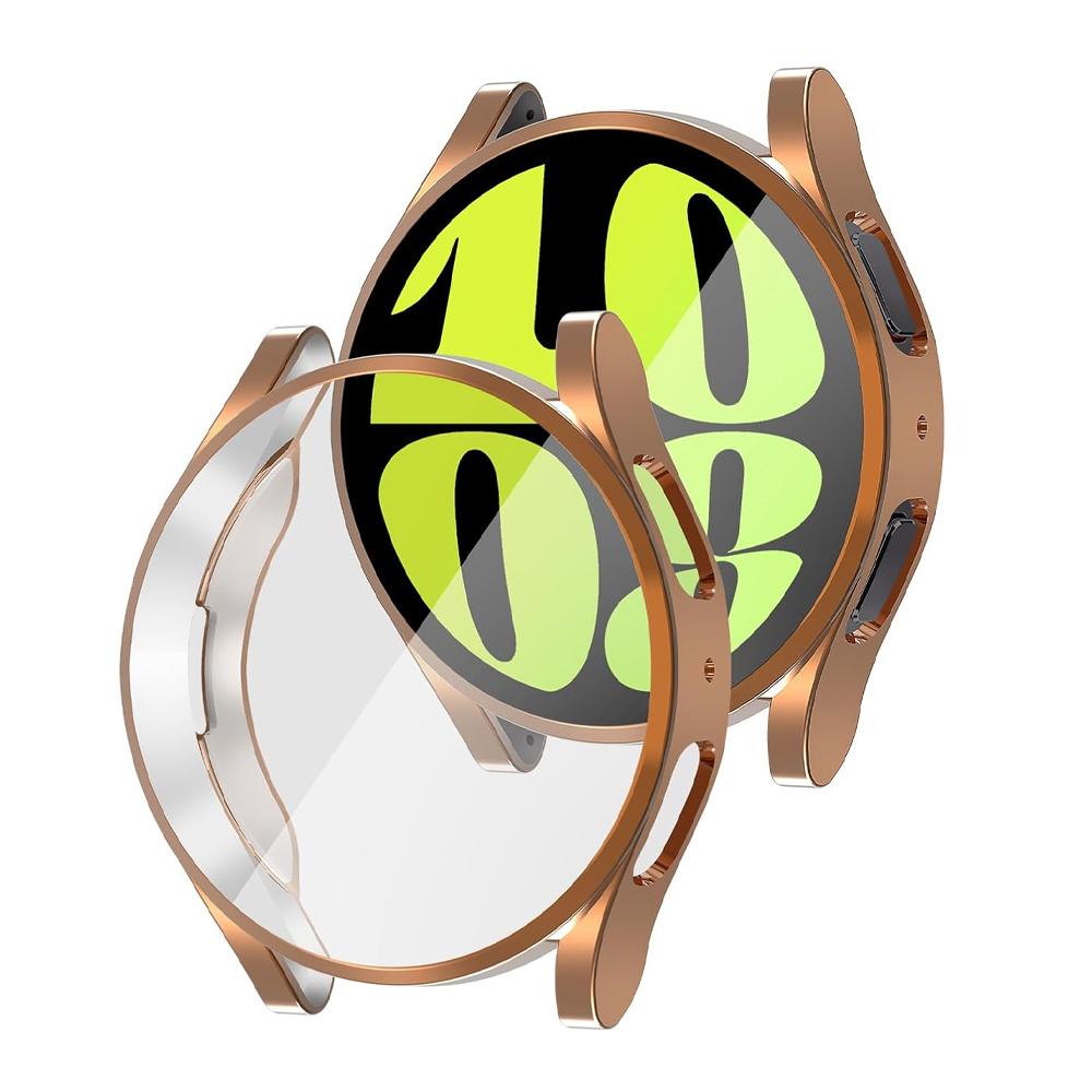 Чехол для Samsung Galaxy Watch 6 44 мм 40 мм Аксессуары Мягкий ТПУ Защитная пленка для экрана Полная защитная крышка-бампер Galaxy Watch6 Защитный