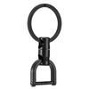 Титановый брелок KeyUnity с вращающимся на 360° соединителем, неразделимый, KA13LBK, Быстросъемный с кольцом для ключей, Легкий, Компактный, Устойчивый к коррозии, Ke