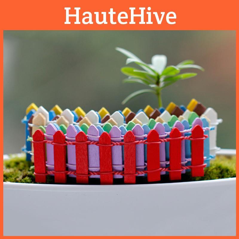 Очаровательный мини-заборчик из дерева для сказочных садов и домашнего декора, микроландшафта