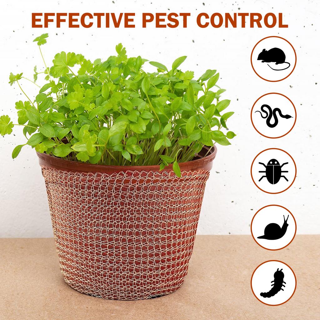 Медная сетка против вредителей Сетка из медной проволоки против улиток Сетка для защиты от сигналов Сетка из медной проволоки для грызунов Проволока для защиты растений Садовые принадлежности