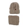 Winter Hat Winter Knitted Hat Warmer Scarf Set Wear Resistant For Women Men