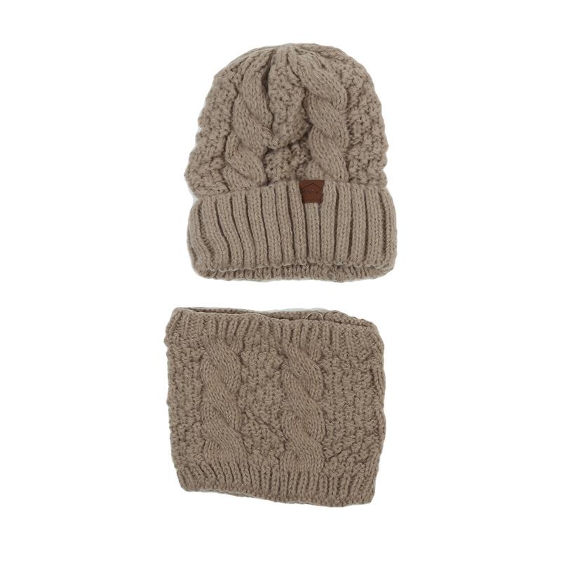 Winter Hat Winter Knitted Hat Warmer Scarf Set Wear Resistant For Women Men