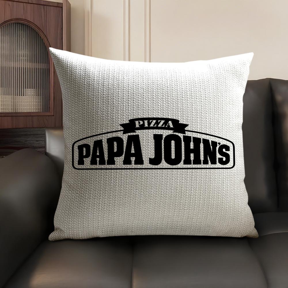 Бренд P-Papa J-John'S Наволочка Летняя Дышащая Лен Органическая Ткань Двусторонняя Печать Чехол для Подушки на Диван Домашний Декор