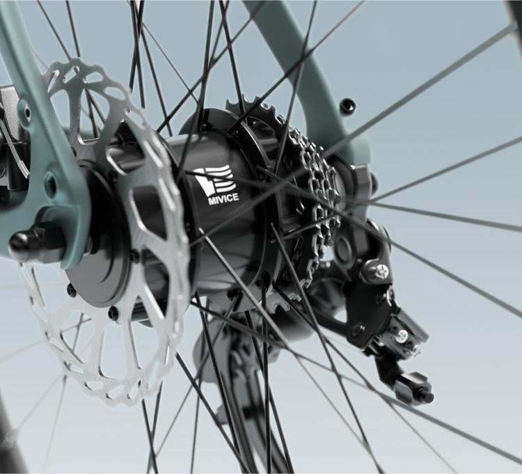 ENGWE N1 AIR Сверхлегкий карбоновый электровелосипед | 36 В 10 А·ч, запас хода 100 км | GPS Anti-Theft | Shimano 7-скоростной