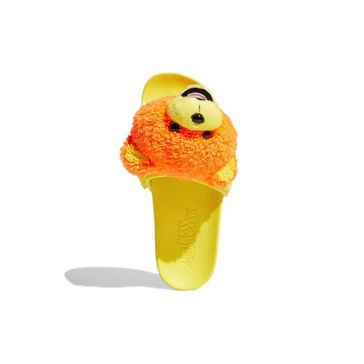 Jeremy Scott x adidas Adilette Slide JS Bear Унисекс Кроссовки Желтый Солнечно-оранжевый Ярко-желтый Q46582