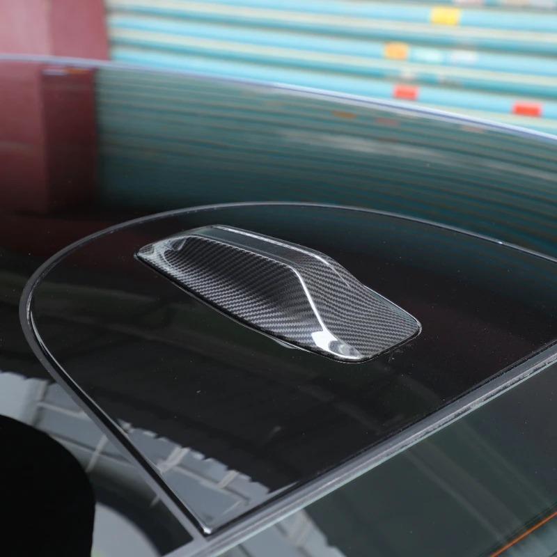 For BMW 5 7 Series G60 G70 2024-2026 Real Carbon Fiber Car Shark Fin Antenna Cover Trim Exterior Car Accessories