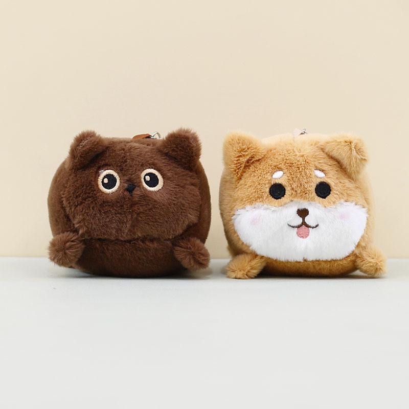 Adorable Plush Bunny Keychain Soft Pink Rabbit Toy Bag Charm 12cm Cute Gift