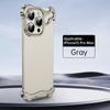 Metal Luxury Aluminum Irregular Phone Case For Iphone 16 Pro 15 14 13 Pro Max With Glass Lens Protective Film Antifall Protect Case