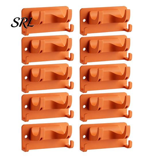 Adjustable Utility Holder for Rakes Wall Mount Garage Tool Organizer, Heavy Duty ABS Compact Storage Bracket, Weather Space Saving Hooks Resistant