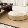Chair Seat Mat Grass Cushion Pad Floor Mat Yoga Zen Handmade Round Straw Weave Pillow for Garden