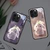 LED Phone Case – Auto Flashing for Calls & Music, Tempered Glass Protection