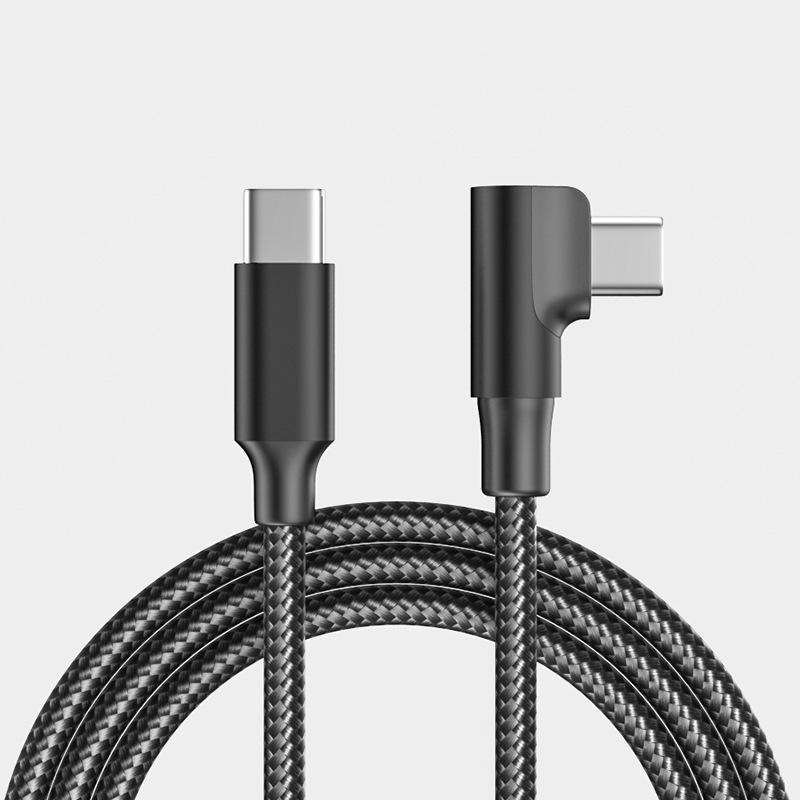 Игровой кабель для быстрой зарядки 90° Type-C для Samsung и Huawei