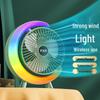 Colorful Dual-Use USB Desktop Fan for Home and Office with Large Airflow