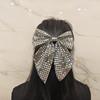 Yousheng Hairpin Bow Theme Sparkling Sequins Long Ribbon Hair Clip Bright Color Lightweight Back Head Hair Claw Hair Accessories