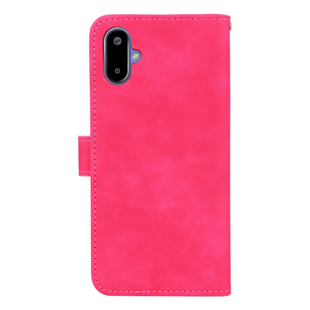 Кожаный чехол для Samsung Galaxy F06 5G/M06 5G с эффектом кожи, противоударный, кошелек, откидная крышка для телефона