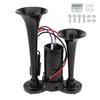 150dB Super Loud Black Air Horn Kit with Compressor Heavy Duty for Truck Train Marine Car Vehicles