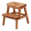1/12 Dollhouse Stool Vivid 4 Chair Leg 2 Steps Lightweight Rectangle Shape Mini Dollhouse Furniture