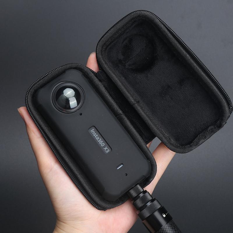 1 шт. для Insta360 X3 Mini чехол для хранения портативный защитный чехол PU экран и объектив закаленное стекло защитная пленка силиконовый чехол рамка