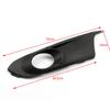 2Pcs Left Right Bumper Grille Grill Cover Foglamp Light Cover for VW Jetta MK6 2011 2012 2013 2014 5C6853665 5C6853666