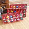 6pcs Christmas Decoration Mini Carousel Horse Pendant Ornaments Pendant Wooden Xmas Children Favor Toy Festival New Year Gifts
