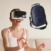 For Meta Quest 3S Storage Bag VR Headset Carrying Case with Lenses Protector Hard Shell EVA Leather Bag Shock Resistant
