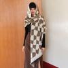 Women Soft Winter Cashmere Triangle Scarf Fashion Houndstooth Warm Shawl And Wrap Bandana Pashmina Female Scarves