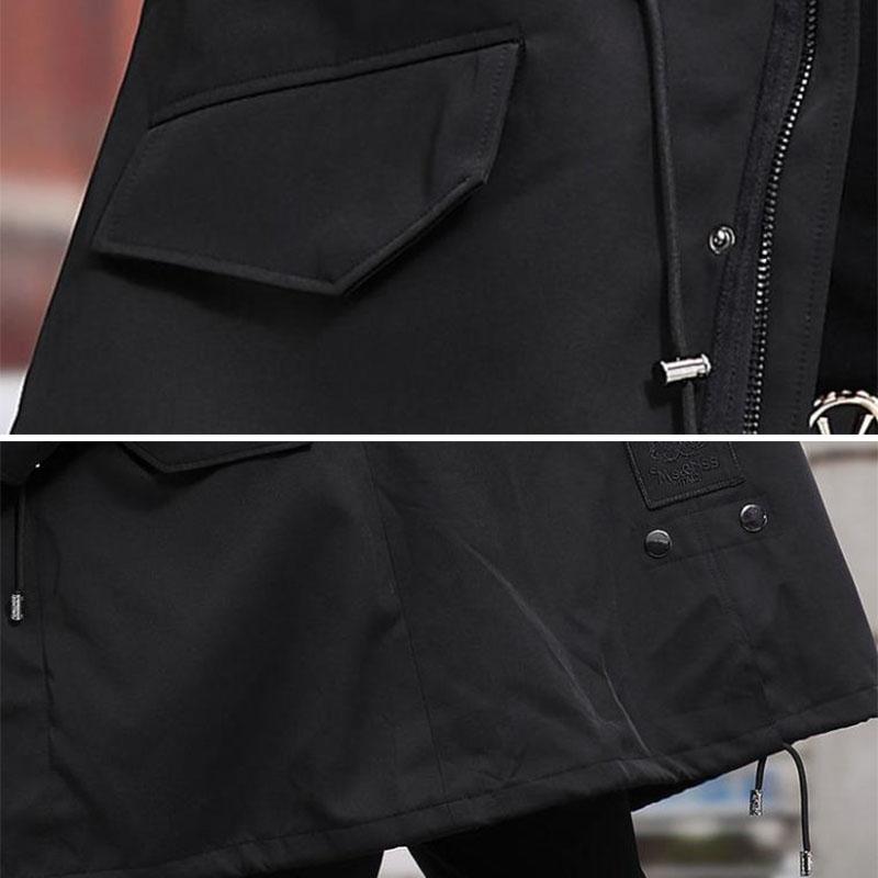 Зимняя парка больших размеров, мужская шуба с большим меховым воротником и капюшоном, флисовая теплая куртка, длинная