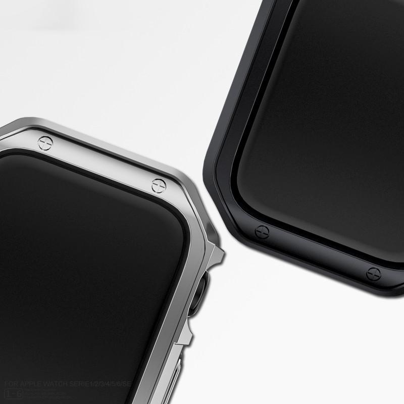 Чехол с TPU-покрытием+силиконовый ремешок для Apple Watch Ultra 2 1 49 мм серии 10 46 42 мм 9 8 7 6 5 4 3 2 1 с полым защитным аксессуаром