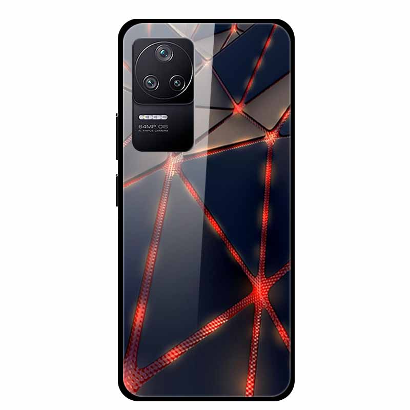 Для Xiaomi Poco F4 5G Чехол Ударопрочный Закаленное Стекло Жесткая Задняя Крышка Для Xiaomi Poco F4 5G Чехлы PocoF4 F 4 Бампер Чехол