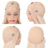 AIMEYA Synthetic Lace Front Wigs Short Bob Wig for Women Platinum Blonde Synthetic Lace Wig Blue Ombre Pink Short BOB Wig