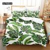 Tropical Green Plant Bedding Set Duvet Cover Set 3d Bedding Digital Printing Bed Linen Queen Size Bedding Set Fashion Design