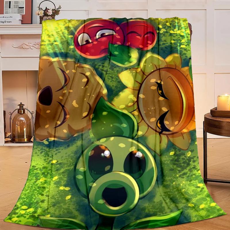 1PC Zombie Party Flannel Blanket Gift, Suitable for Both Men And Women, Soft Ideal for Beds And Sofa, Birthday Or Christmas Gift