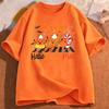 HalloThanksMas Graphic Men's Women T-Shirts Matching Family T Shirt Shirt Halloween Thanksgiving Christmas Tops Holiday Tops