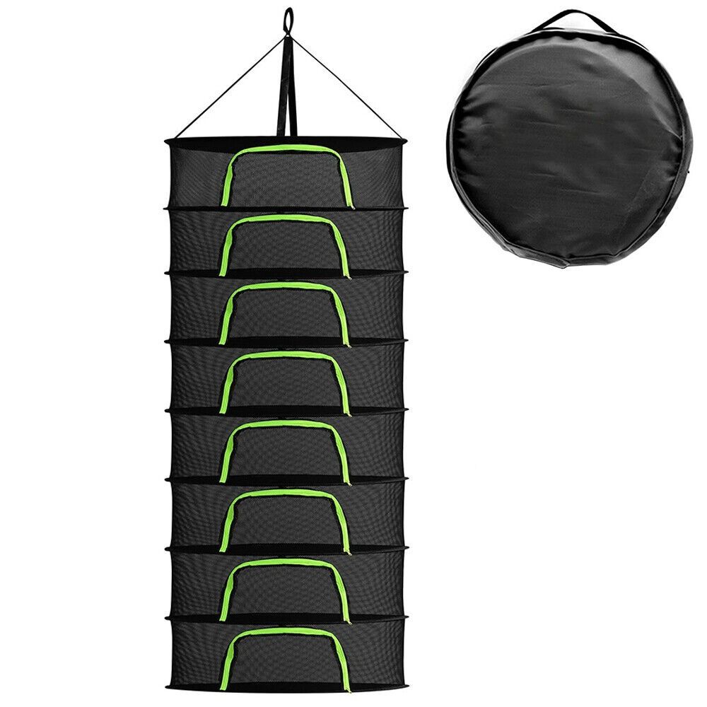 Для растений Подвесная сушилка для бобов с застежкой-молнией Сушильная сетка для трав Подвесная сушилка Сетка для сушки