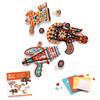DJECO DIY Cosmic Craft Kit Gun Pachinko Начальная школа Мальчики Наклейки Бумажные поделки Набор для творчества Развивающие игрушки Дети (DJ07913)