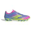 Adidas F50 League Soccer Unisex Blue Pink Size Cm HG/AG Cleats, Adult, NJV50, Fusion/Lucid Lemon/Lucid (IE1236), 27.5