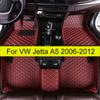 Автомобильные коврики для VW Volkswagen Jetta A5 2012 2011 2010 2009 2008 2007 2006 автомобильные интерьерные ковры Стайлинг чехлы аксессуары
